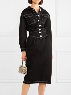 Stretch denim dress